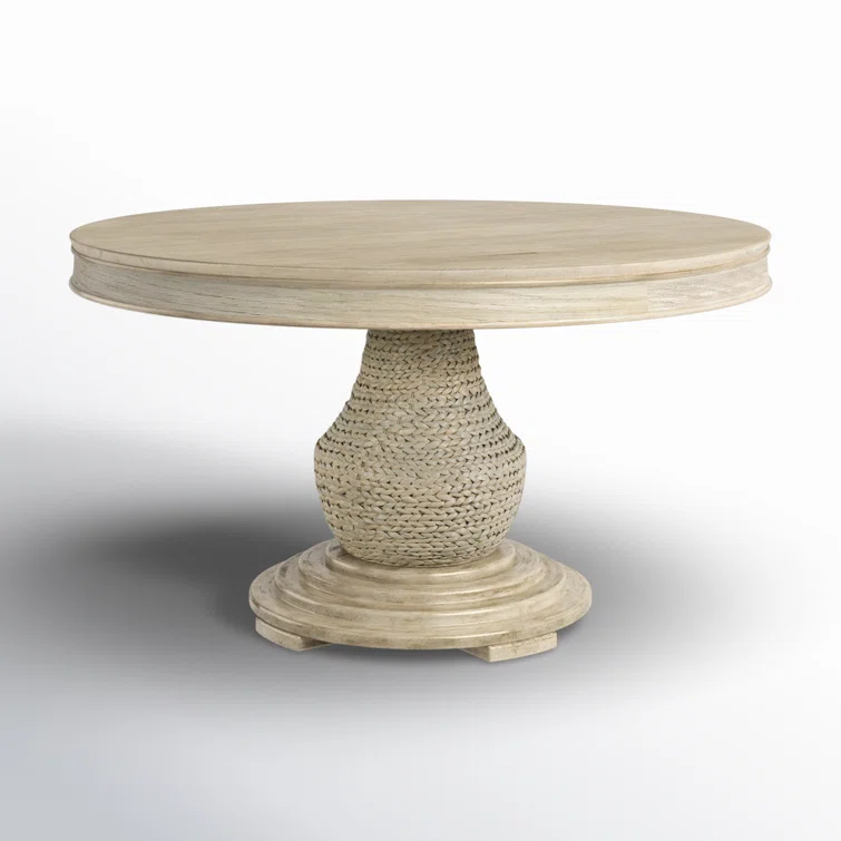 August Grove® Dealmeida Oak Round Dining Table