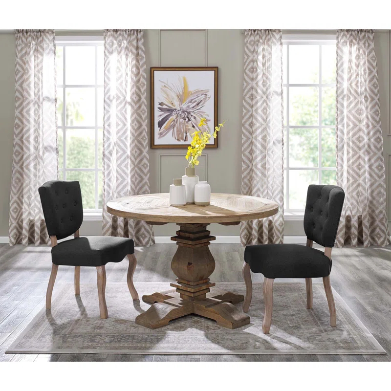 Modway Modway The Barn Wild Hen Round Pine Wood Dining Table