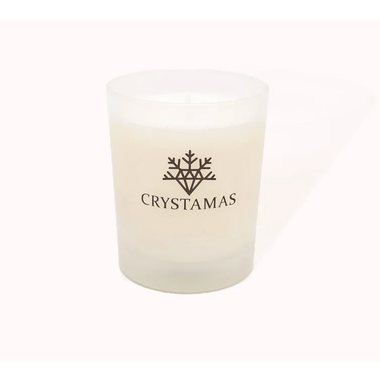 Crystamas 6'' H Crystal Tabletop Votive Holder with Candle Included