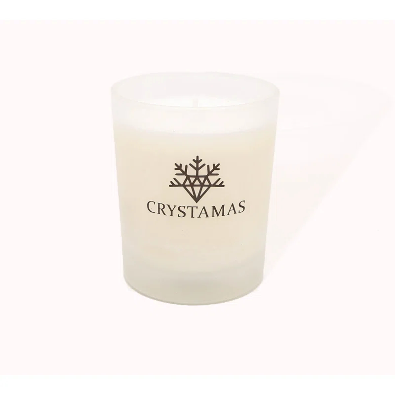 6'' H Crystal Tabletop Votive Holder with Candle Included