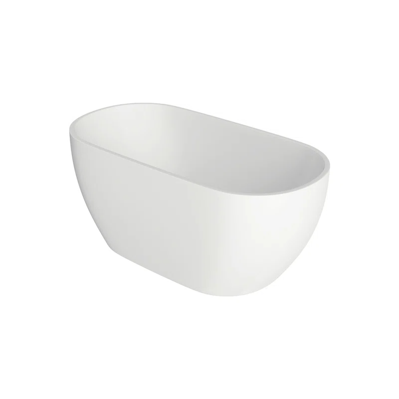 59.06'' x 29.53'' Freestanding Soaking Acrylic Bathtub