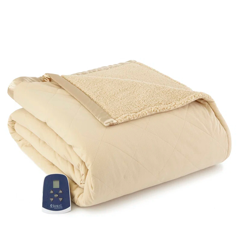 Micro Flannel® Micro Flannel® Reverse to Sherpa Electric Blanket