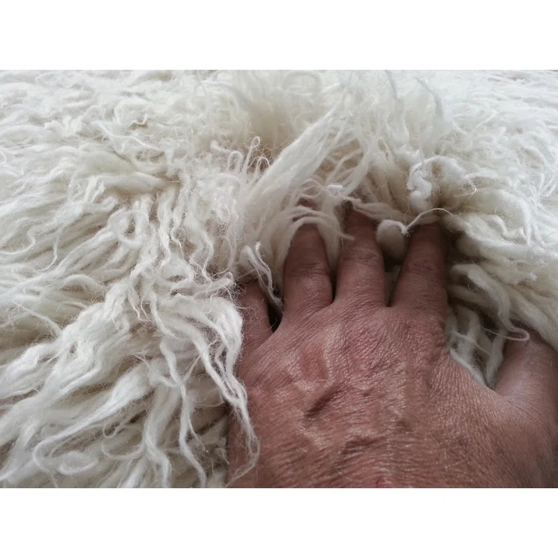 Mercer41 Ultra-plush Greek Flokati rugs. Thick 4" shag pile. Cugina Wool Area Rug