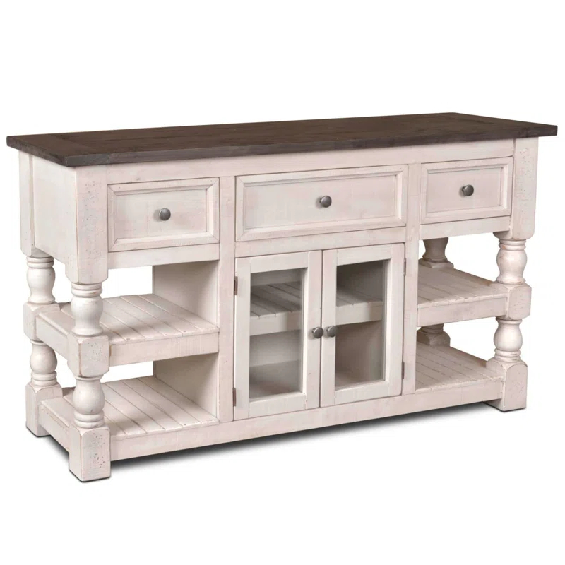 Sunset Trading Rustic French Console Table