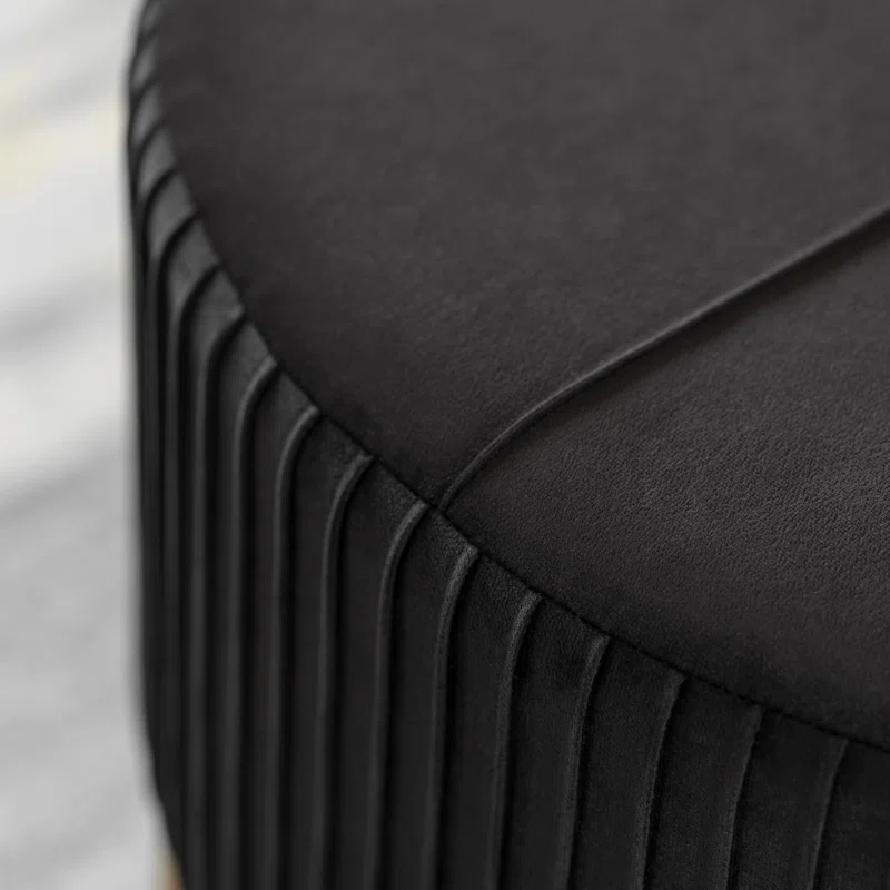Everly Quinn Raiin Upholstered Ottoman