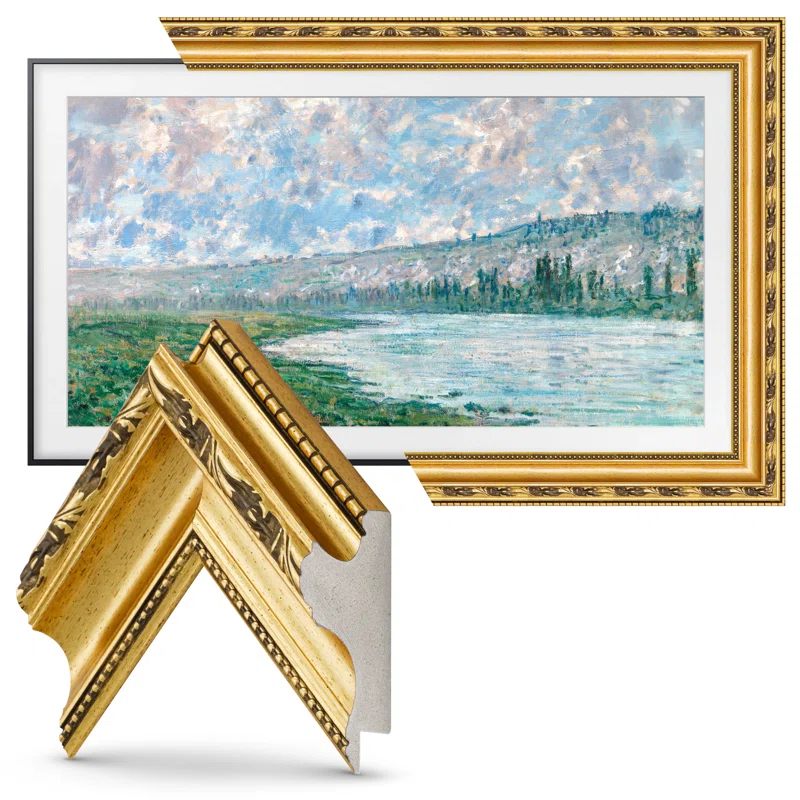 Deco TV Frames Ornate Deco TV Frame for Samsung Frame TV and Frame Pro
