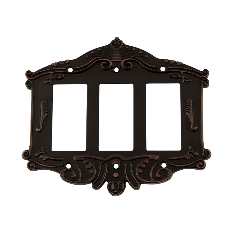 Victorian 3-Gang Rocker Wall Plate