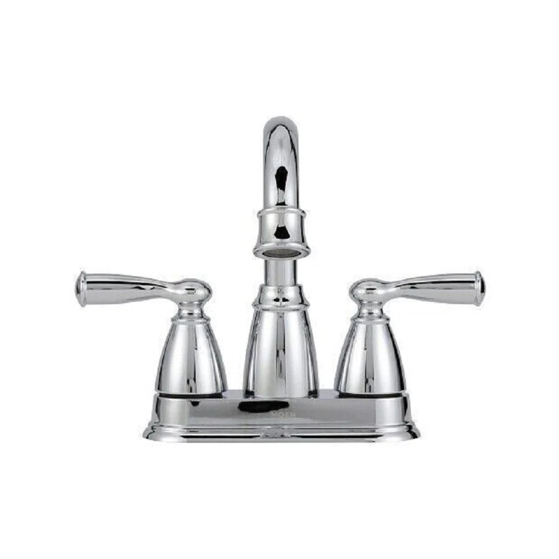 Moen Banbury 4-in Centerset 2-Handle Bathroom Faucet in Chrome