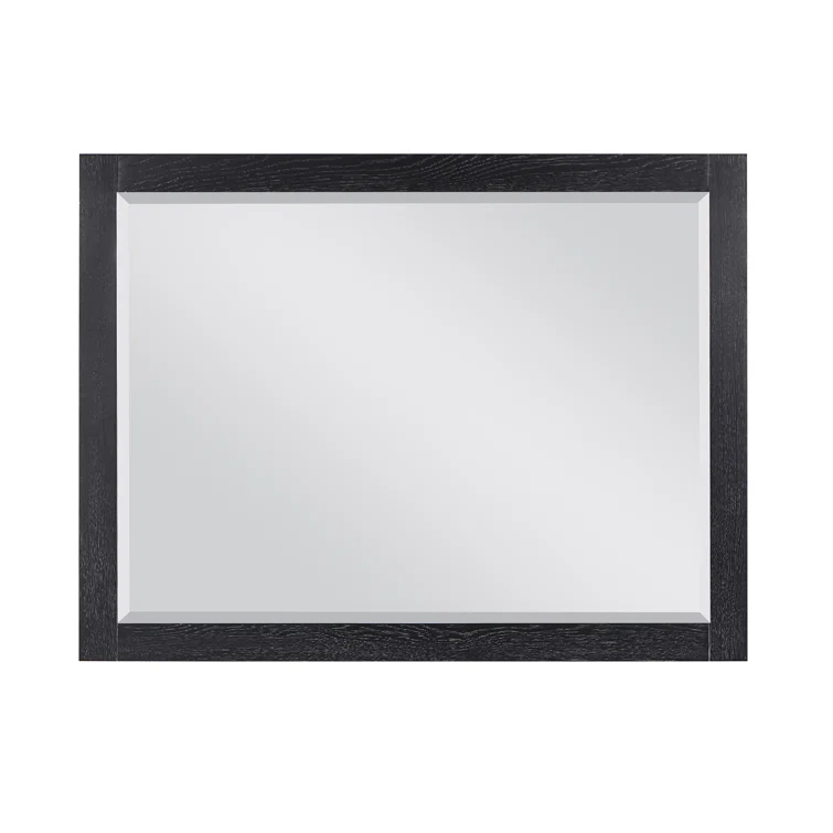 Altair Ivy Wood Flat Wall Mirror