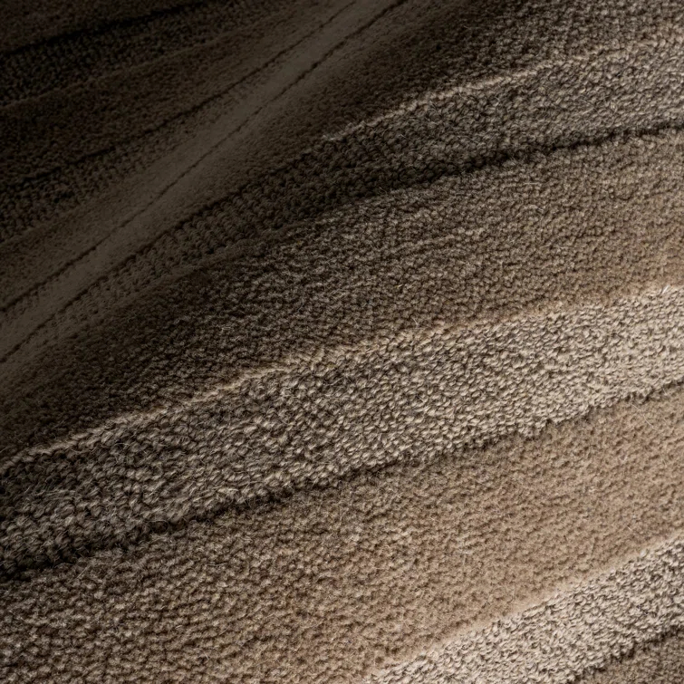 Ebern Designs Vestry Striped Wool Area Rug