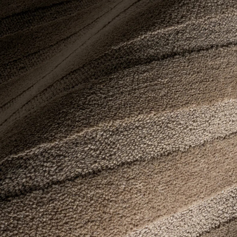 Ebern Designs Vestry Striped Wool Area Rug