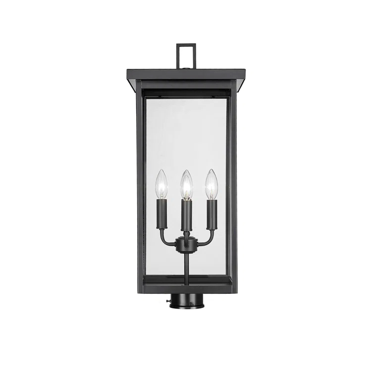 Millennium Lighting Barkeley 4 Light 26.13" Tall Outdoor Single Head Post Light