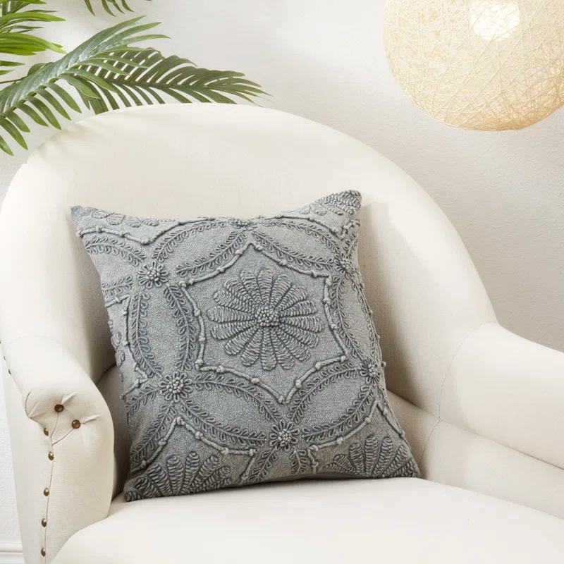 Mitzi Design Cotton Throw Pillow