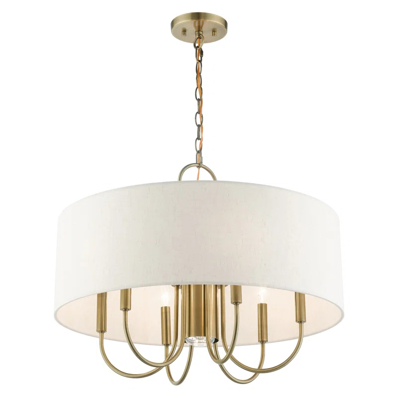 Dovecove Winscombe Shaded Drum Chandelier