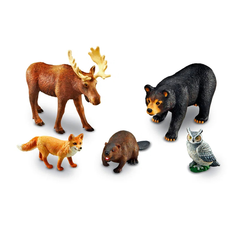 Learning Resources Learning Resources Jumbo Forest Animals, Set Of 5