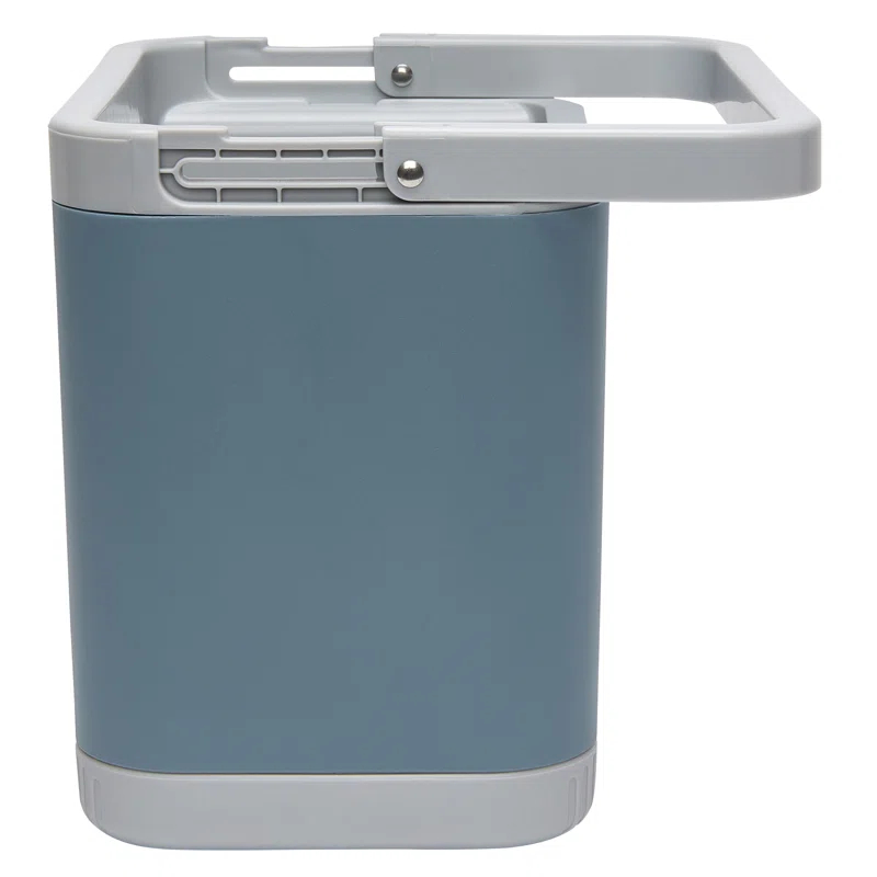 Ginsey 59360 Clorox KeptClean Kitchen Sink Organizer – Space-Saving Organization of Dish Soap, Scrub Brushes, and Dish Towels, Fold-Down Shelf for Sponges and Jewelry, Drainage Tray – Steel