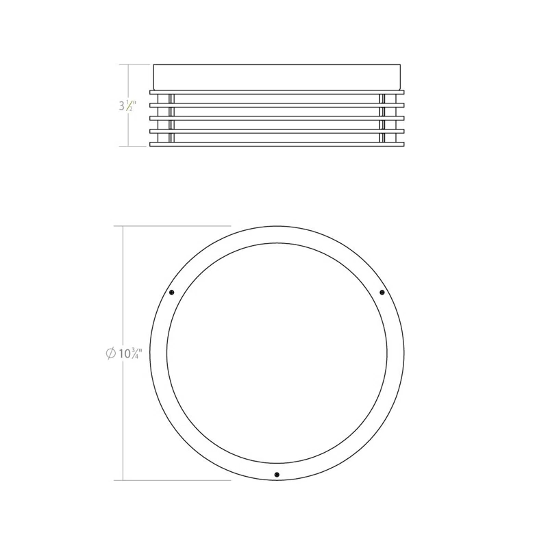 Marue Acrylic LED Flush Mount