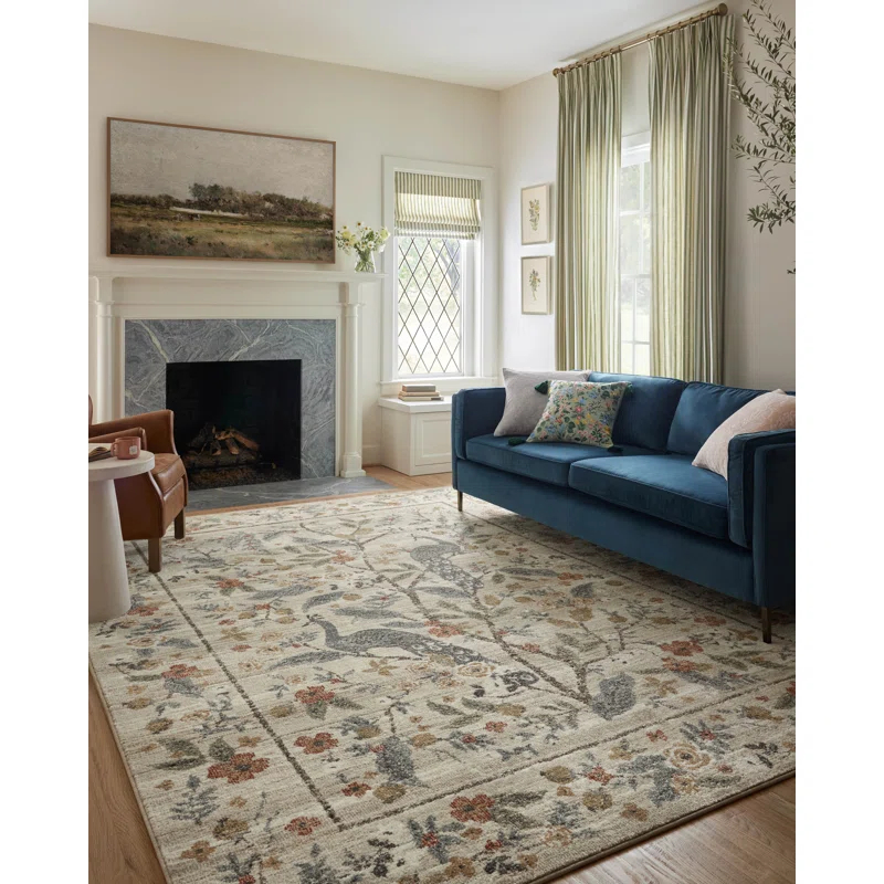 Rifle Paper Co. x Loloi Laurel Cream Area Rug