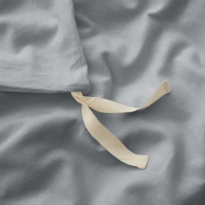 Peace Nest Linen and Cotton Duvet Cover with Pillowcase