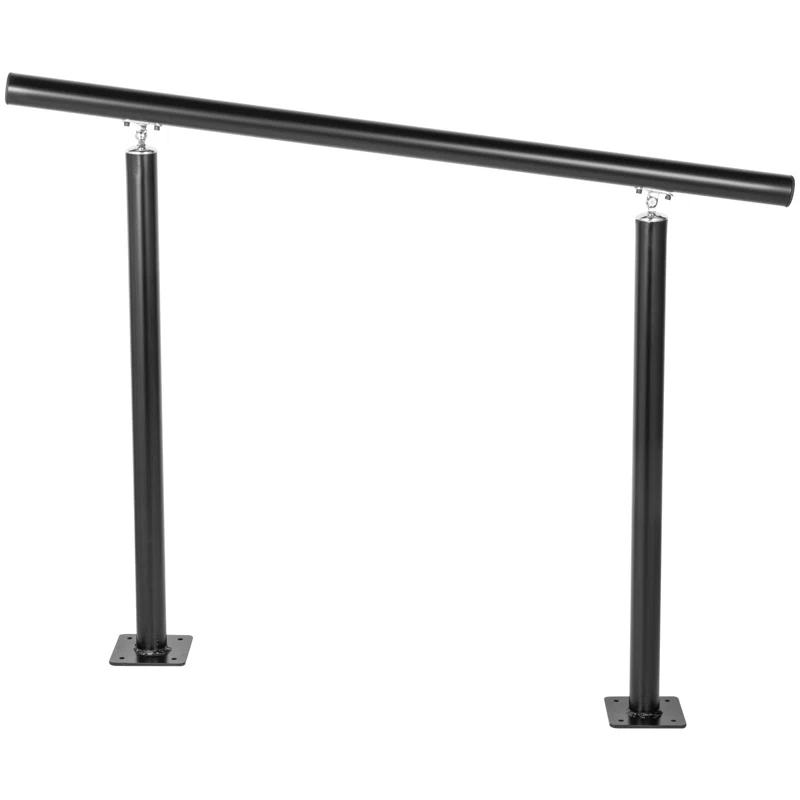 VEVOR VEVOR Outdoor Stair Railing Kit Aluminum Handrail for 3/4 Steps