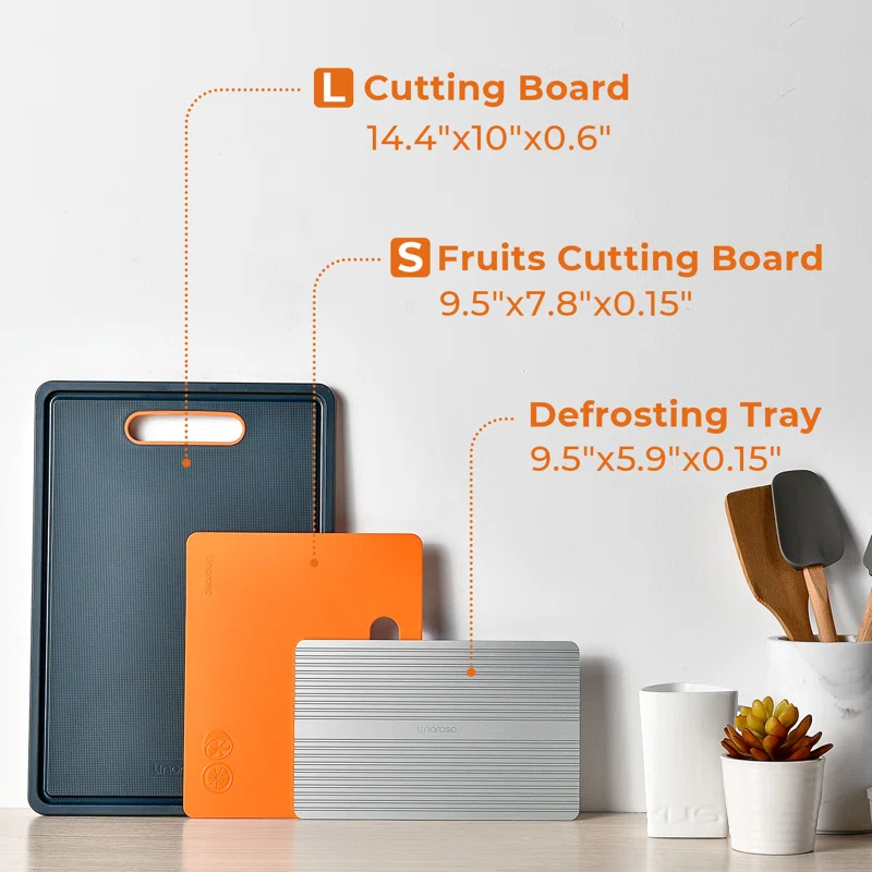 Linoroso Linoroso 3 Piece Cutting Board Set