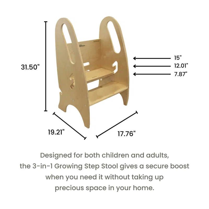Little Partners 3-in-1 Growing Step Stool