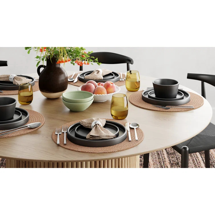 Colored U 15 oz. Lead Free Crystal Drinking Glass (Set of 4)