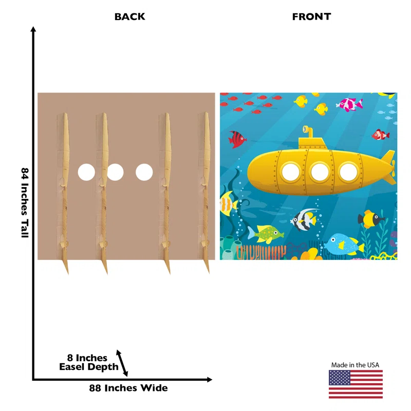Advanced Graphics Submarine Backdrop Standin