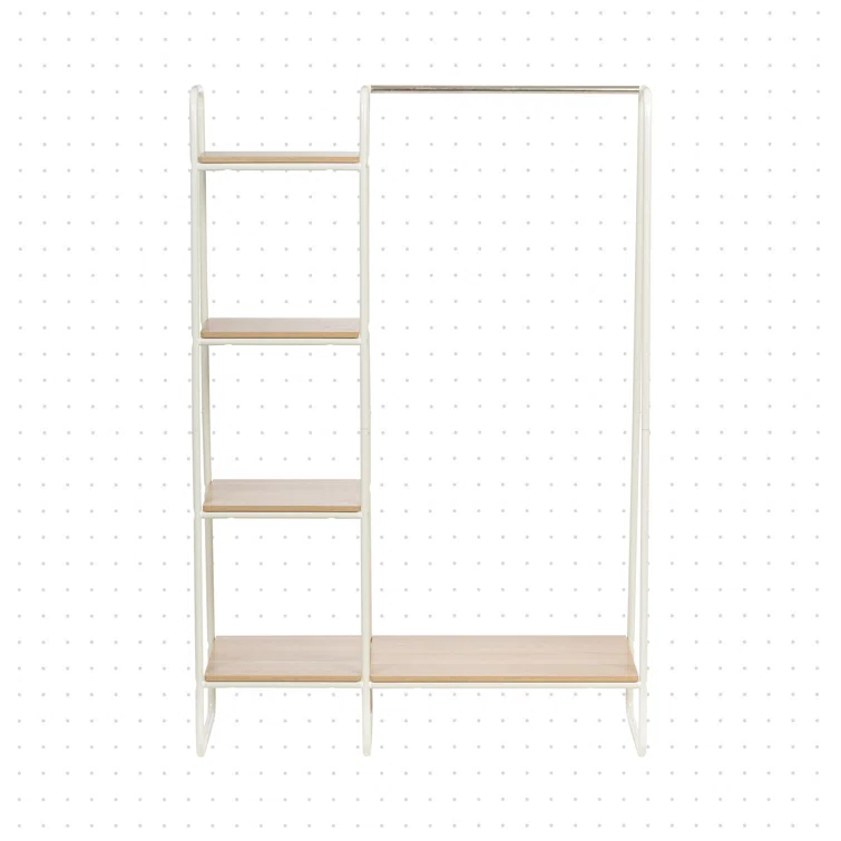 IRIS USA, Inc. Multi-Shelf Metal Garment Rack