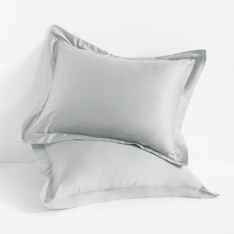 NTBAY Egyptian-Quality Cotton Sham Covers, 500 Thread Count Cotton Sateen Square Pillow Covers - NTBAY (Set of 2)
