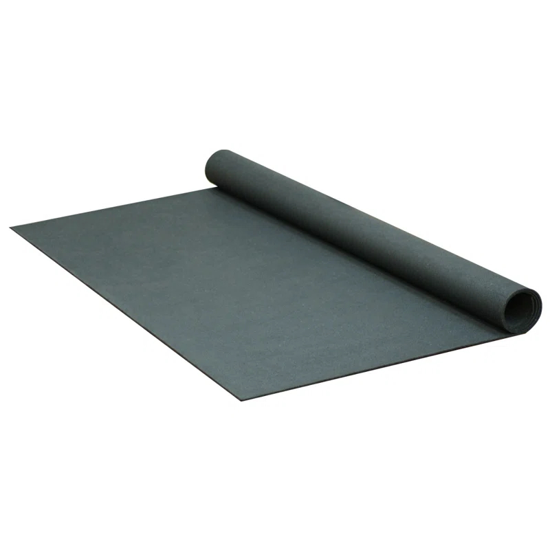 Rubber-Cal, Inc. "ReUz" Rubber Flooring Rolls - Black