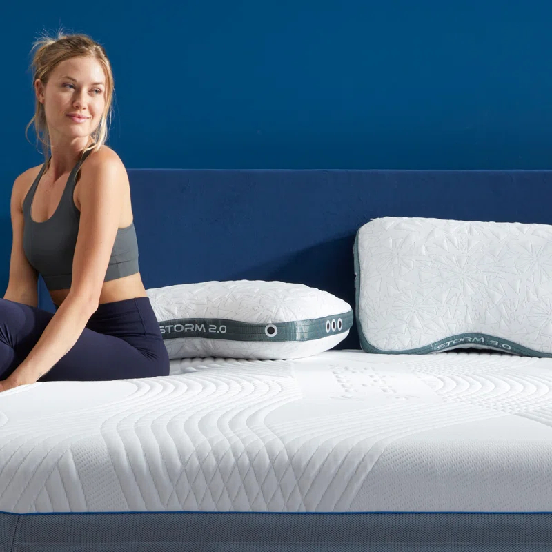 Bedgear Bedgear Storm Cuddle Curve Performance Cooling Pillow for Side Sleepers- Medium Firmness