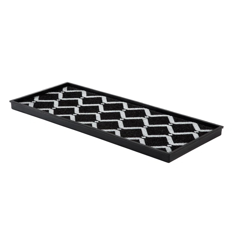 Anji Mountain Eco-Friendly Rubber Boot Tray for Muddy Shoes, Garden Tools, and Pet Supplies (Available in Multiple Sizes)