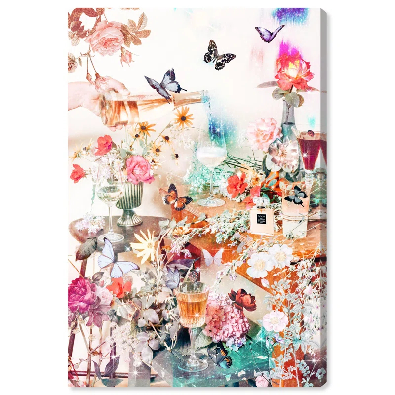 Art Remedy Bohemian Rhapsody Canvas Butterfly Art Prints by Art Remedy