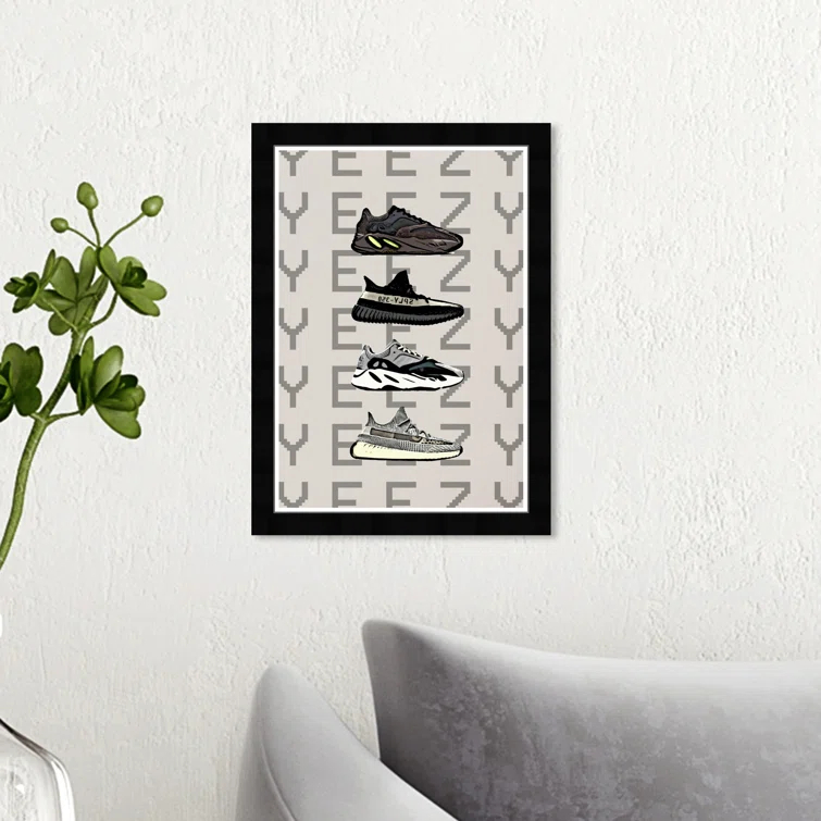 Wynwood Studio " Fashion And Glam Hypebeast Sneakers Shoes " Painting Print