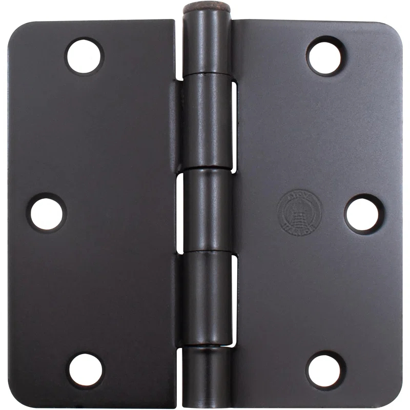 Stone Harbor Hardware 3-1/2" Door Hinges, 1/4" Radius Corner (Set of 2)
