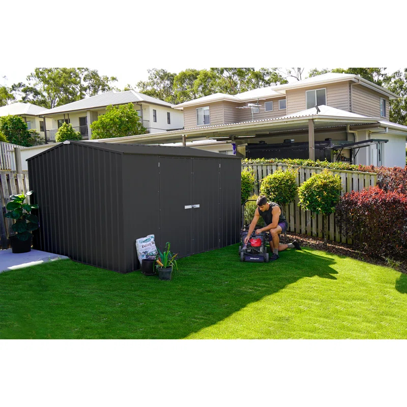 Absco Premier 10 ft. W x 10 ft. D Metal Storage Shed