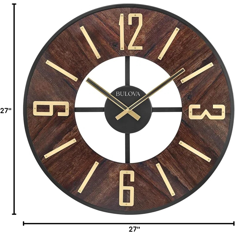 Bulova Wood Wall Clock