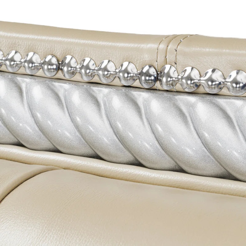 Michael Amini Hollywood Swank Upholstered Standard Bed
