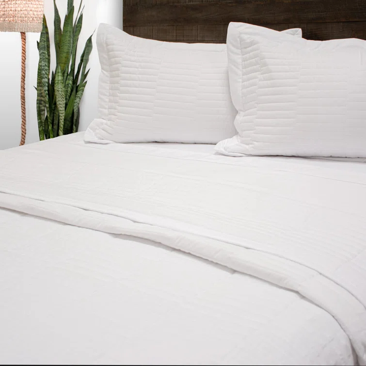 Jennifer Adams Home Codora Two-Tone Reversible 3pc. Quilt Set with Shams