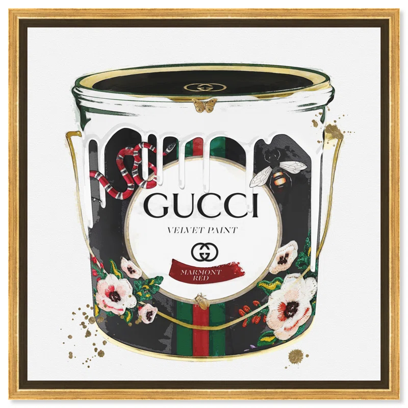 Oliver Gal Prints " Large Fashion And Glam Velvet Marmont Can "