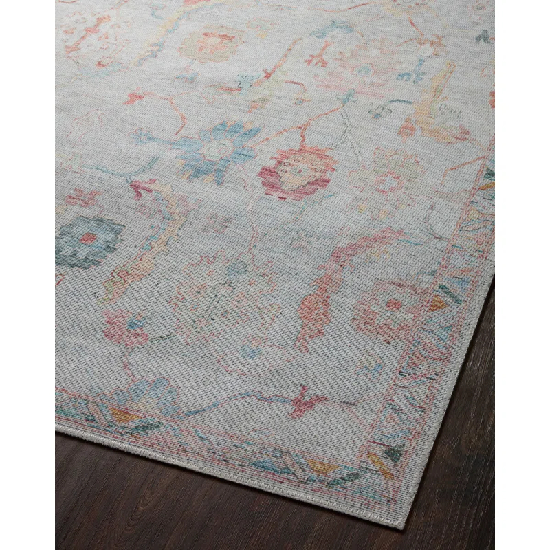 Loloi II Elysium Pink/Yellow/Red Area Rug