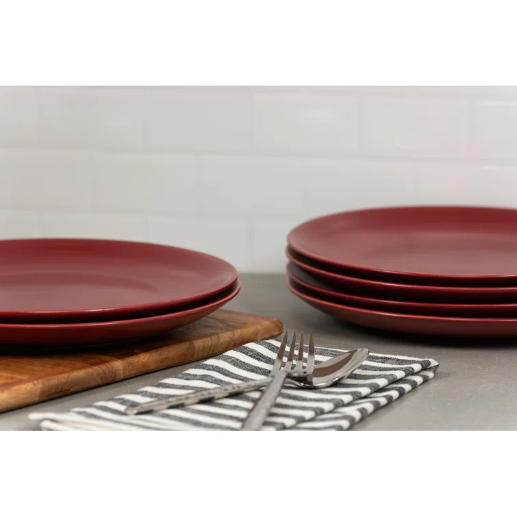 Wazee Matte 10.5" Dinner Plate (Set of 6)