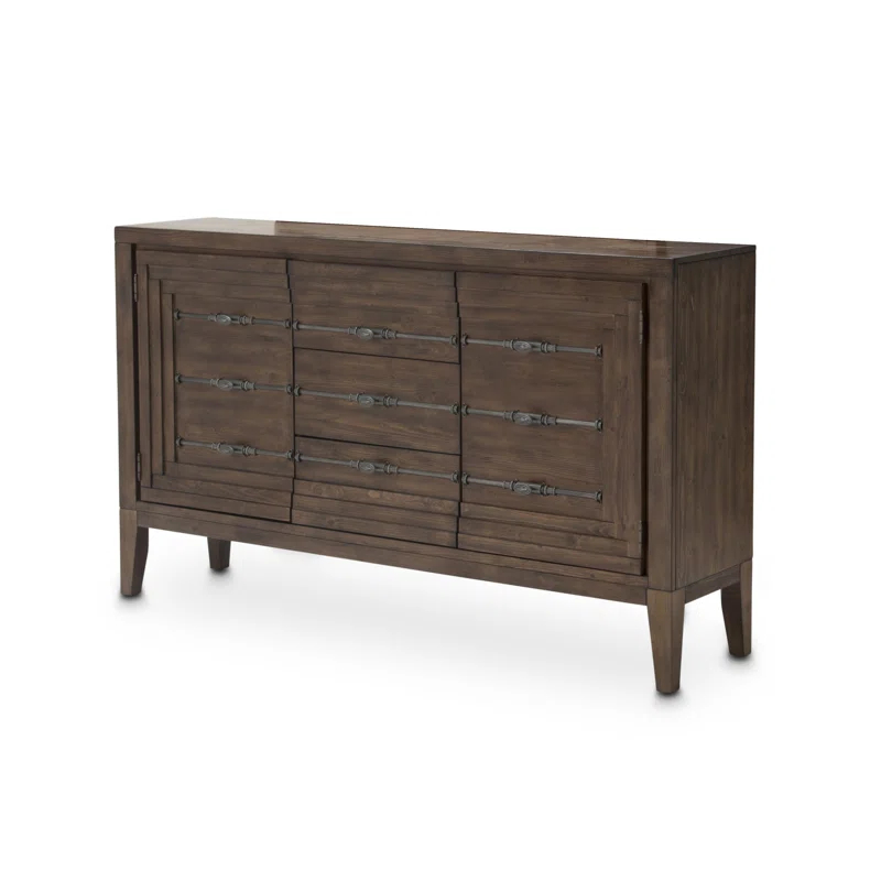 Michael Amini / Kathy Ireland Home Designs Carrollton 68'' Solid Wood Sideboard