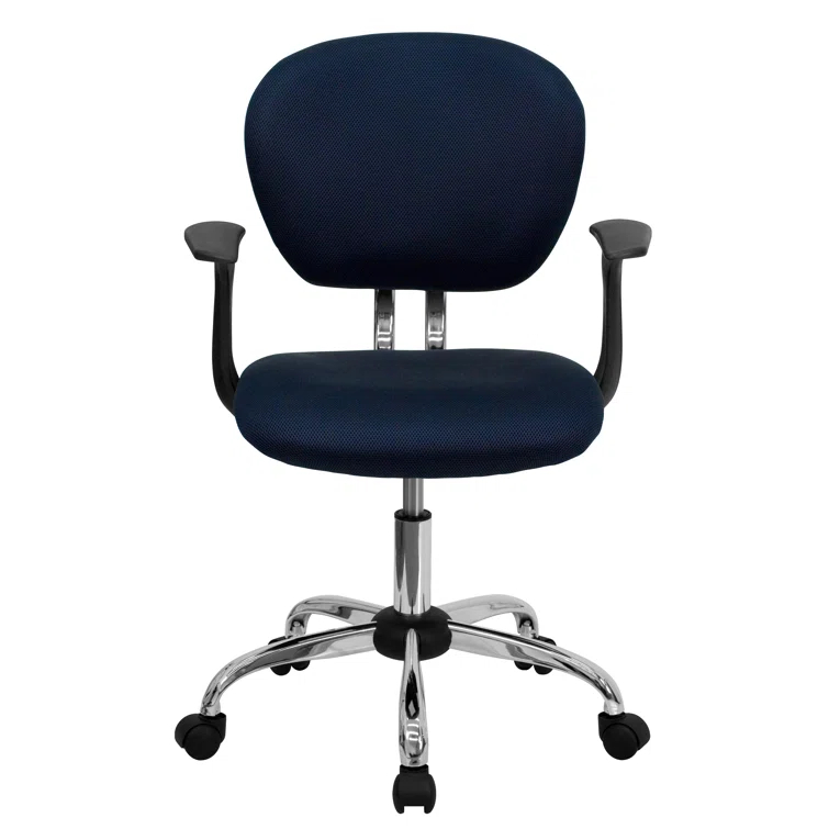 Flash Furniture Beverly Mid-Back Swivel Mesh Office Chair with Padded Seat by Flash Furniture (Set of 2)