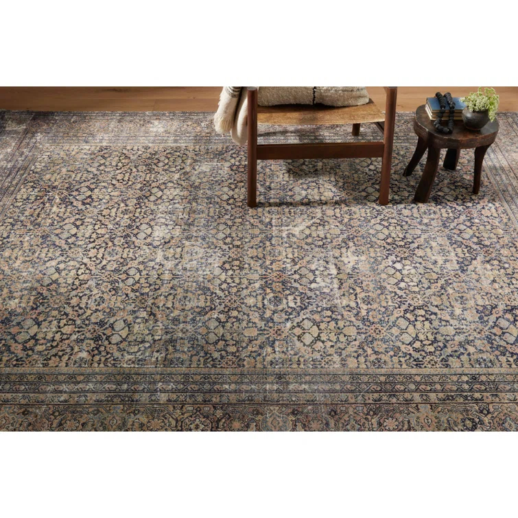 Amber Lewis x Loloi Morgan Denim/Multi Rug