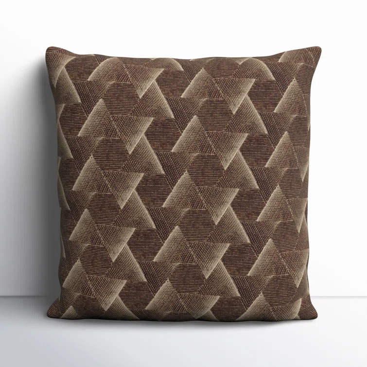 Gretchen Geometric Cotton Throw Pillow
