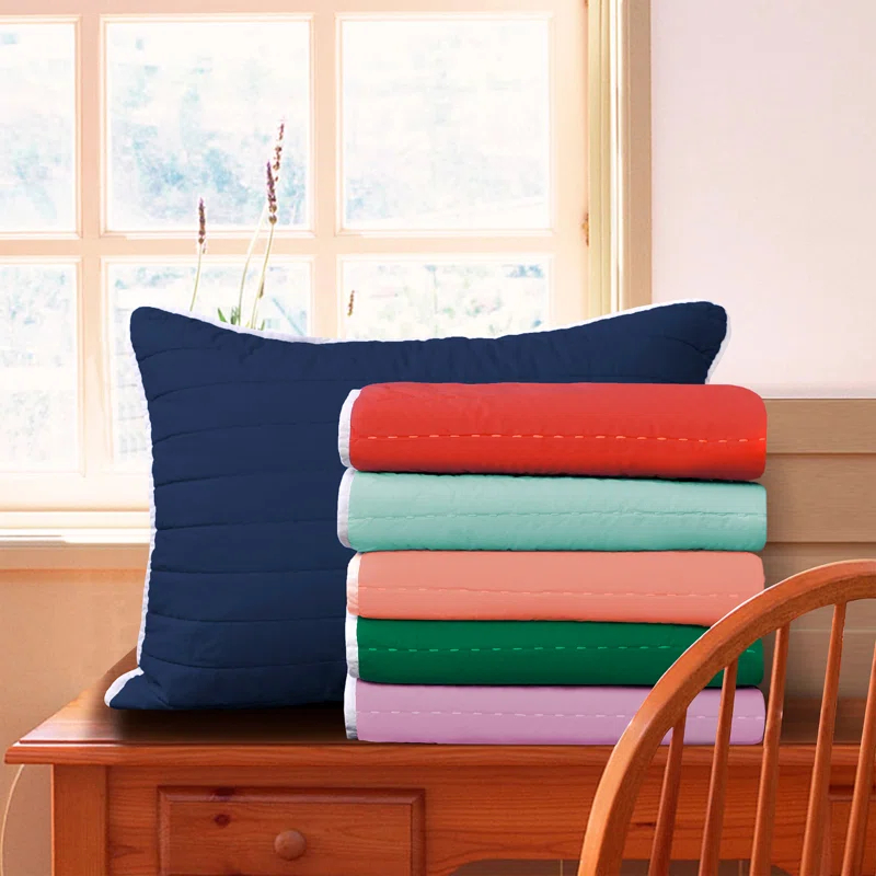 Superior Brandon Standard Cotton Traditional Reversible Quilt Set