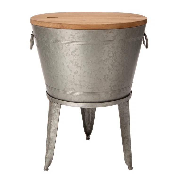 Laurel Foundry Modern Farmhouse® Maisy Metal Beverage Tub