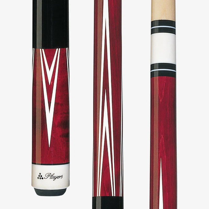Players 2.6' Iron Clad Birdseye Maple Playing Pool Cue